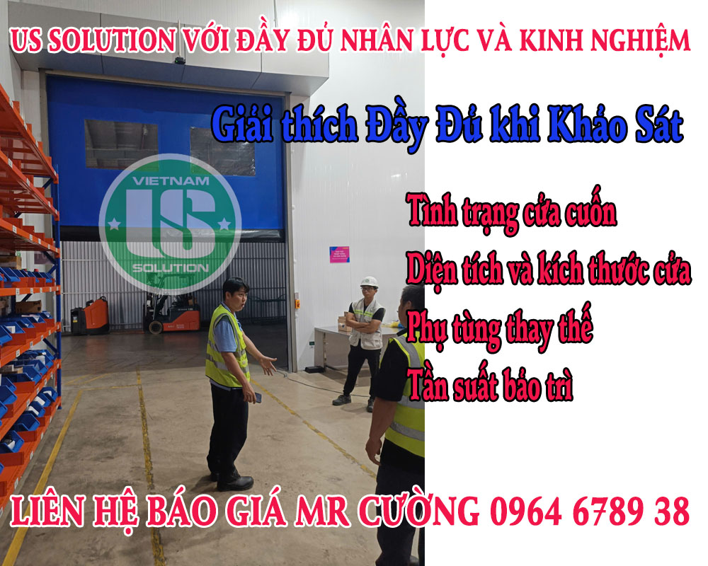 Yếu tố ảnh hưởng đến báo giá bảo trì cửa cuốn nhanh PVC